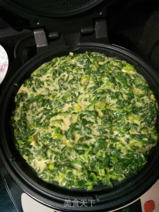 菠菜鸡蛋煎饼的做法步骤：5
