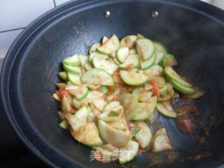 角瓜番茄炒蛋的做法步骤：8
