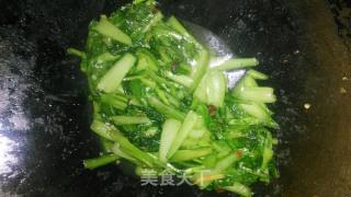 快手懒人餐－清炒小白菜的做法步骤：3
