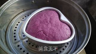 紫薯鸡蛋糕的做法步骤：15