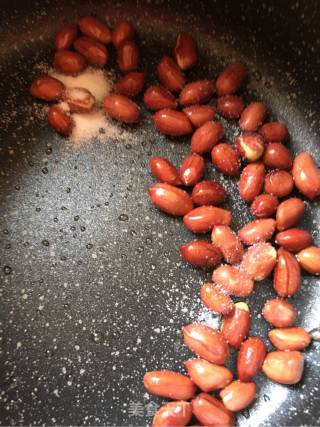 花生拌菠菜的做法步骤：4