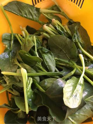 花生拌菠菜的做法步骤：9