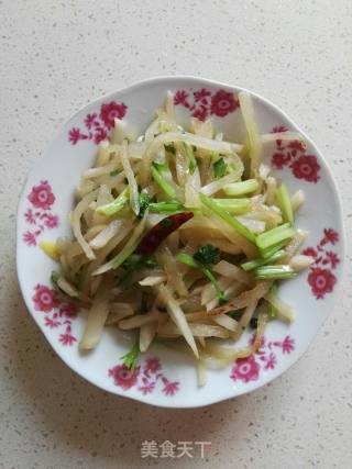 芹香箩卜丝的做法步骤：9