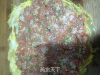 蚝汁蛋皮肉卷的做法步骤：6