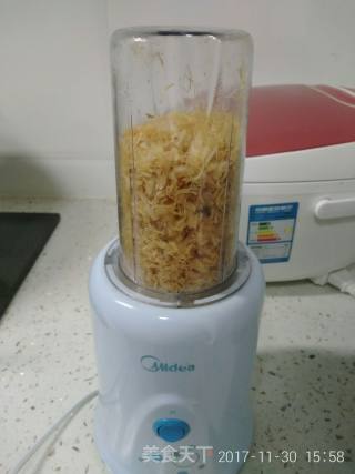 宝宝辅食，瑶柱松的做法步骤：5