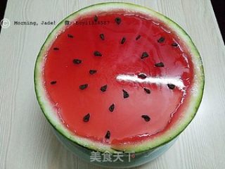 西瓜慕斯 超简单的颜值担当的做法步骤：1