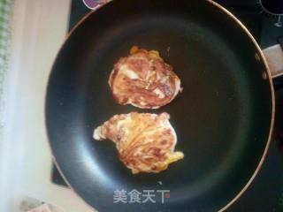 #早餐#吐司 煎蛋的做法步骤：4