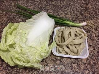 白菜豆腐条的做法步骤：1