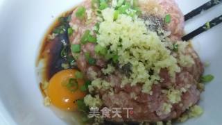如何调制肉馅的做法步骤：6