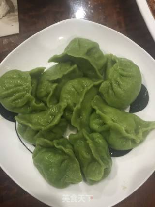 翡翠羊肉馅儿饺子的做法步骤：12