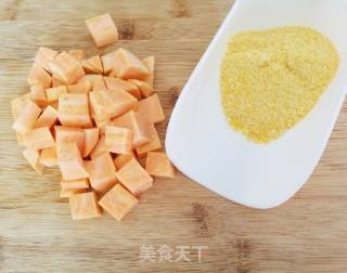玉米地瓜粥的做法步骤：2