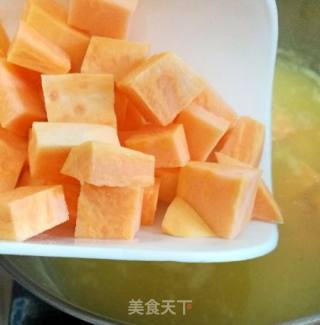 玉米地瓜粥的做法步骤：6
