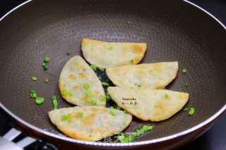 鲜肉香葱煎饼的做法步骤：9