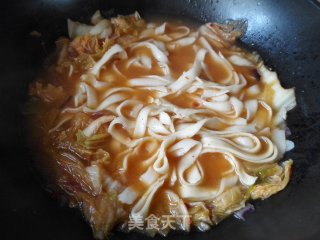 泡菜面的做法步骤：6