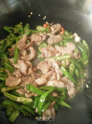 辣椒炒肉的做法步骤：6
