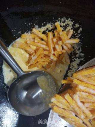 咸蛋黄焗南瓜的做法步骤：21