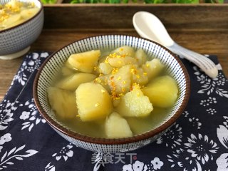 冰糖桂花红薯汤的做法步骤：8