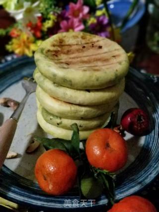 韭菜虾皮馅饼的做法步骤：7