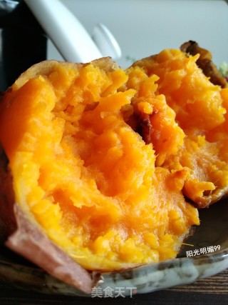 黑乐砂锅烤红薯的做法步骤：11