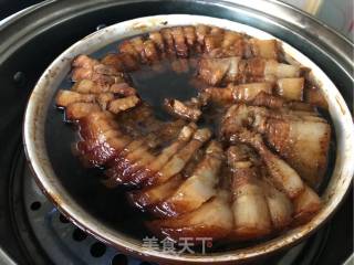 大火蒸五花肉的做法步骤：6
