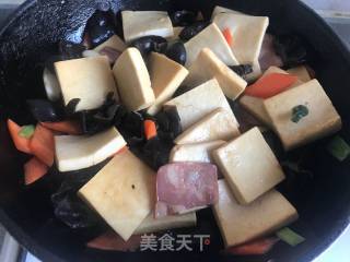 干锅千页豆腐的做法步骤：2