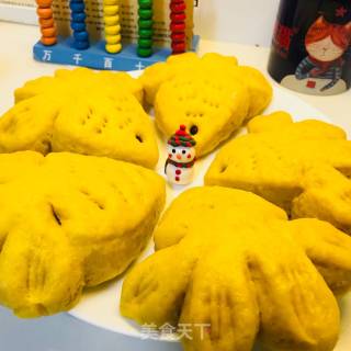 南瓜金鱼糕的做法步骤：10