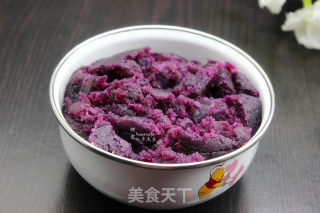 紫薯糯米糍的做法步骤：1
