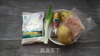 磷虾土豆球的做法步骤：1