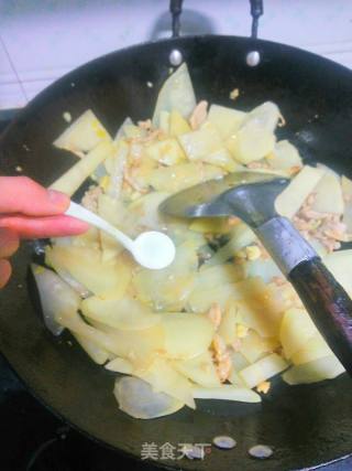 肉丝土豆片的做法步骤：6