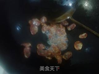 腊肠炒荷兰豆的做法步骤：6