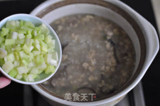 燕麦鸡蛋瘦肉粥的做法步骤：9