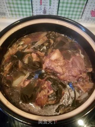 砂锅白菜海带大骨头炖粉条的做法步骤：6