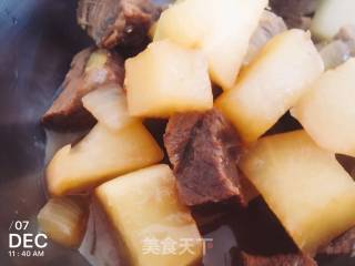 红烧牛肉萝卜的做法步骤：6
