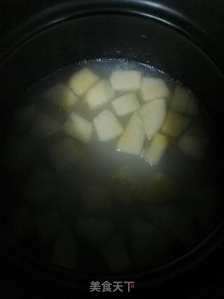 香甜苹果杞子粥的做法步骤：8