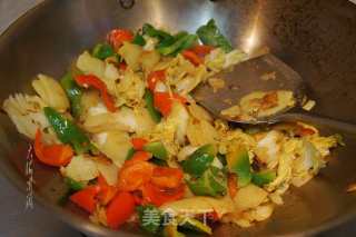 椒香土豆片的做法步骤：7
