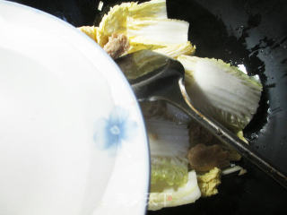 娃娃菜烧烤麸的做法步骤：6