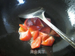 鸡蛋番茄虾仁汤的做法步骤：5