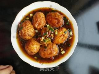 红烧鸡蛋的做法步骤：7