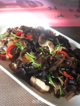 肉片炒木耳的做法步骤：12