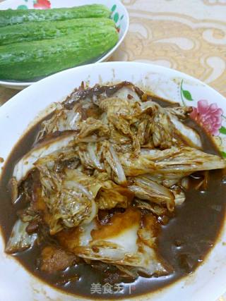 酱烧大白菜的做法步骤：5