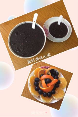 黑米猪肝瘦肉粥的做法步骤：6