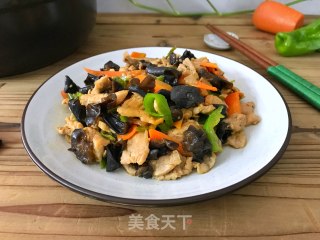 木耳炒肉片的做法步骤：15