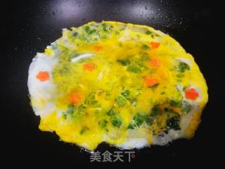 菠菜鸡蛋煎饼的做法步骤：8