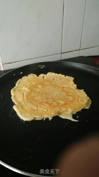 鸡蛋饼的做法步骤：4