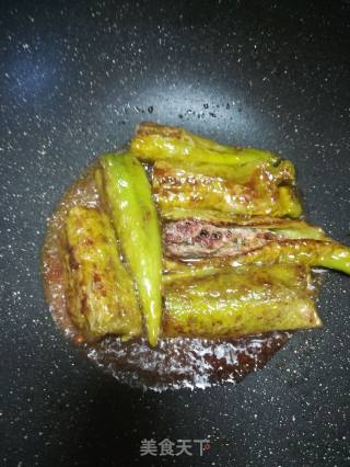 辣椒酿羊肉的做法步骤：4