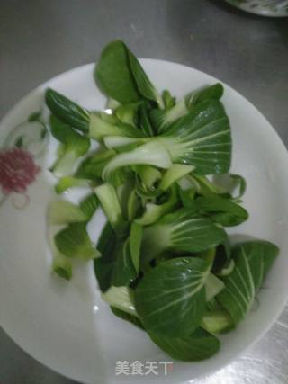 小油菜疙瘩汤的做法步骤：3