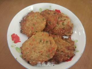 红椒肉末煎饼的做法步骤：5