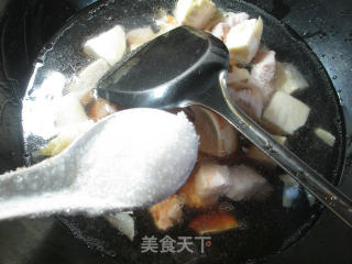 冬笋烧五花肉的做法步骤：8