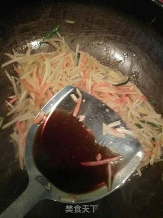 蒜苗土豆丝的做法步骤：8