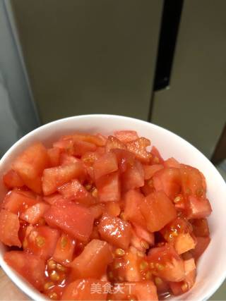 ????西红柿鸡蛋面????的做法步骤：2